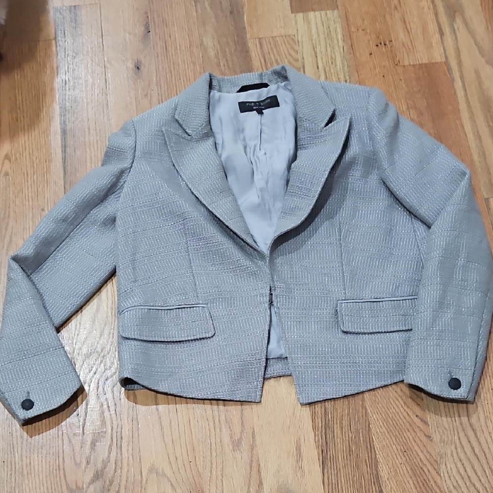 Rag & Bone Textured Gray Blazer